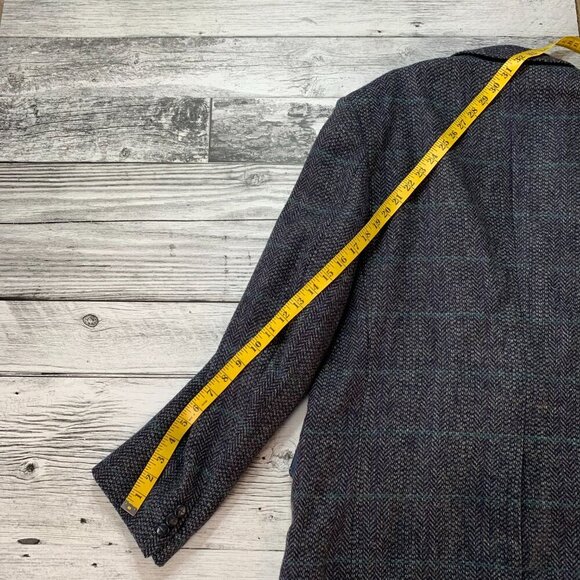 Vintage Tweed Wool Two Button Blazer Sport Coat - Picture 14 of 14